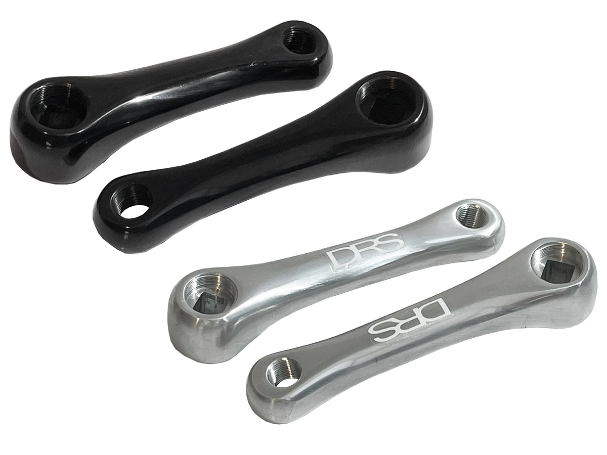 DRS Pro Unicycle Crank Arms – Black / 102 mm Square Taper