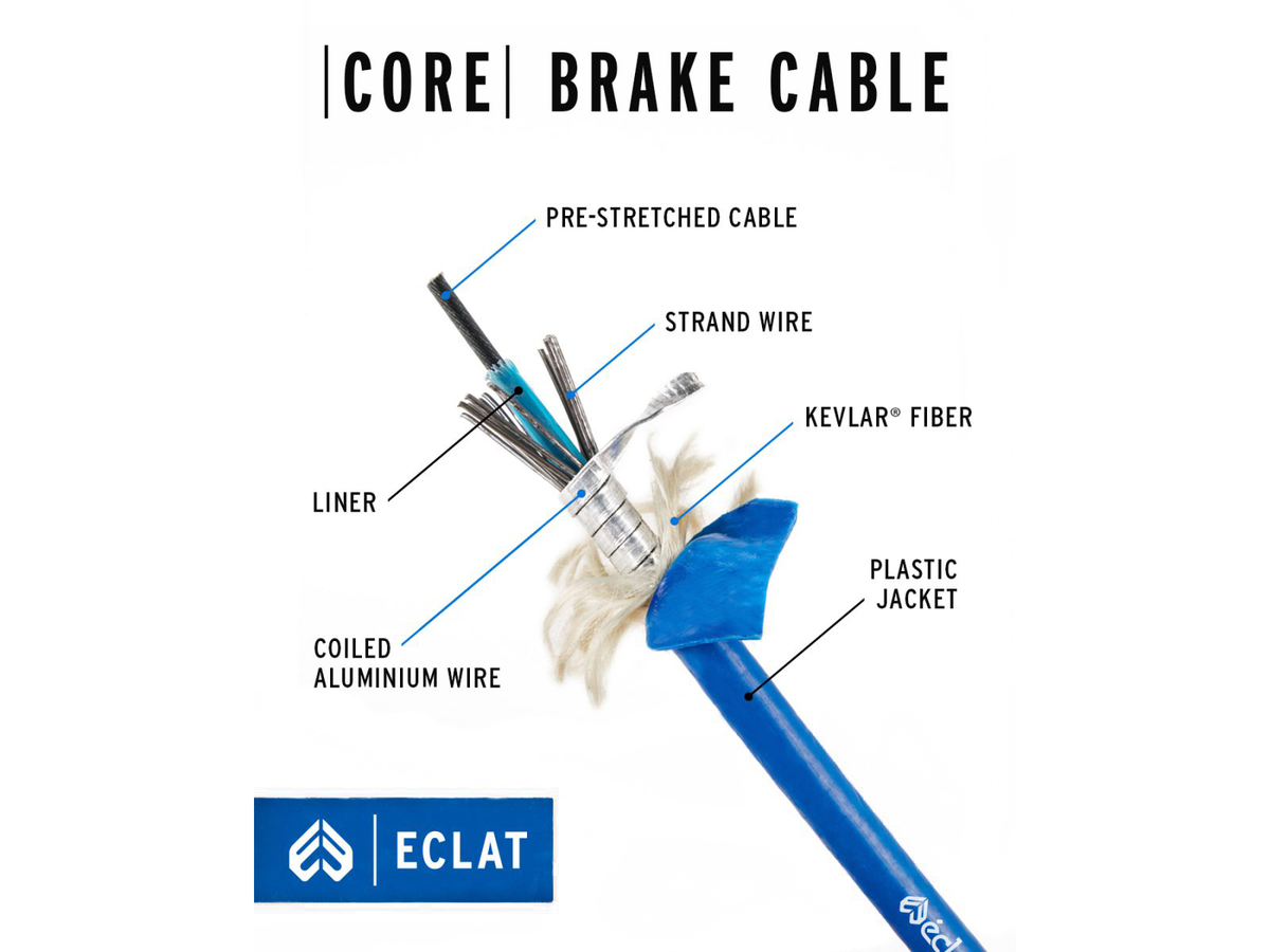 Éclat The Core Brake Cable – Blue
