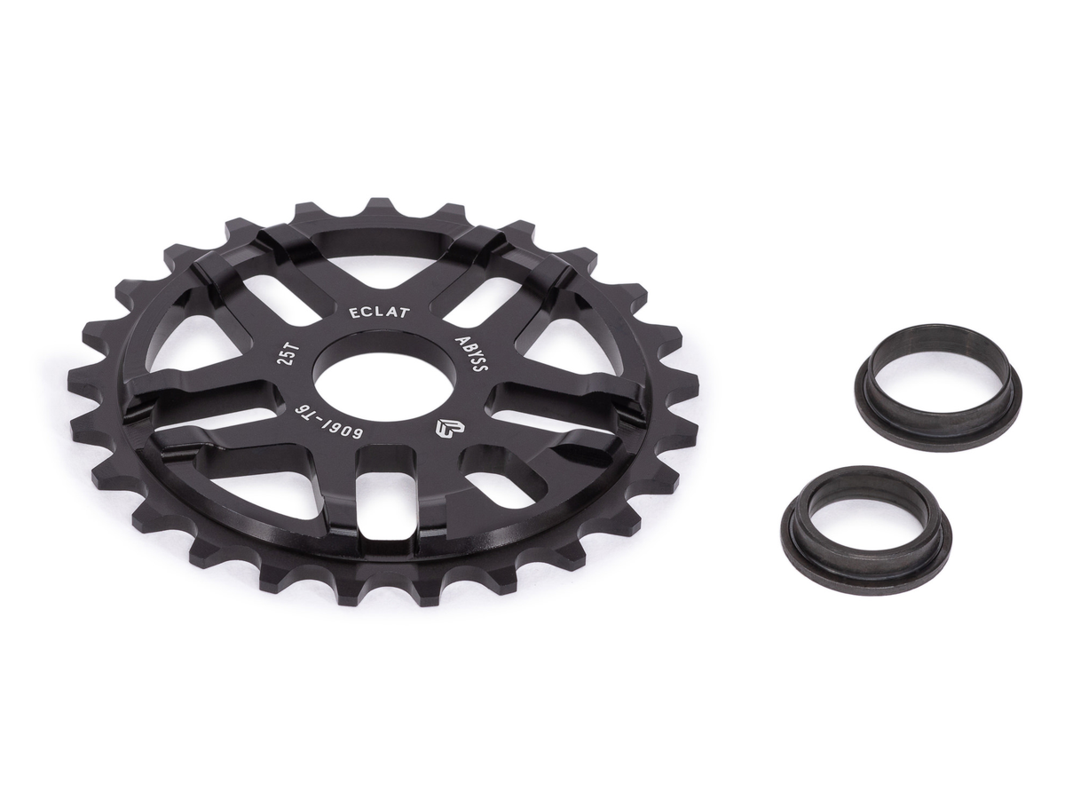 Éclat Abyss Front Sprocket – Polished / 25t