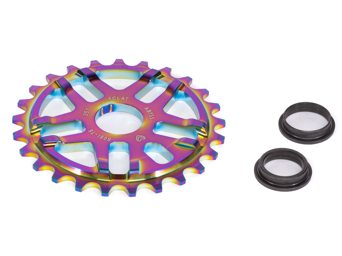 Éclat Abyss Front Sprocket – Black / 28t