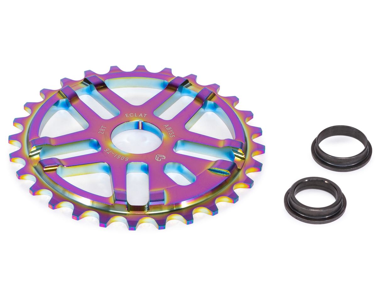 Éclat Abyss Front Sprocket – Polished / 28t