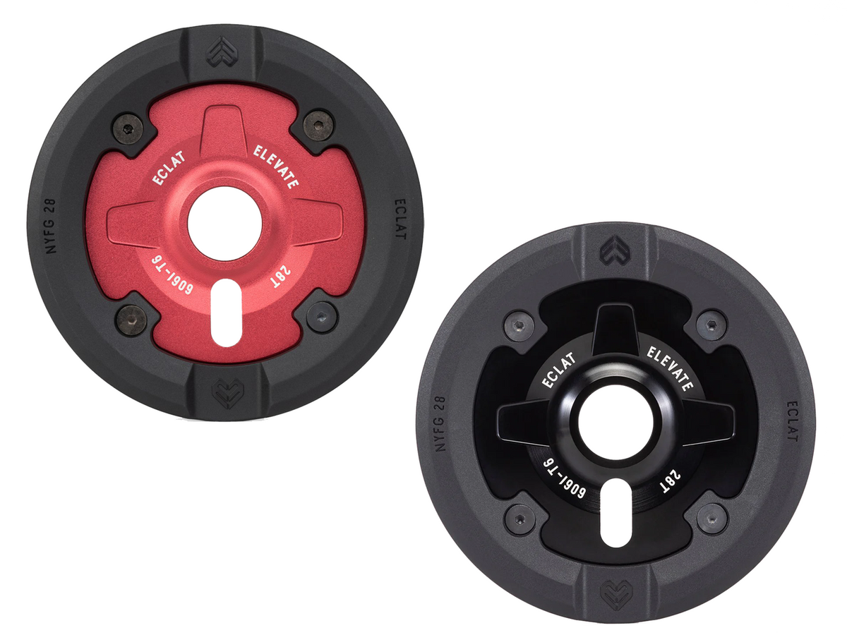 Éclat Elevate Guard Front Sprocket – Black / 25t