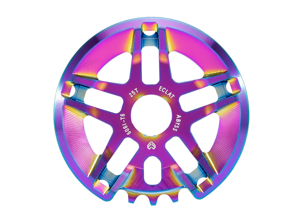 Éclat Abyss Guard Sprocket – 25t Oil Slick