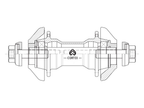 Éclat Cortex/Seismic/Dynamic Hub Guard Front – additional product view