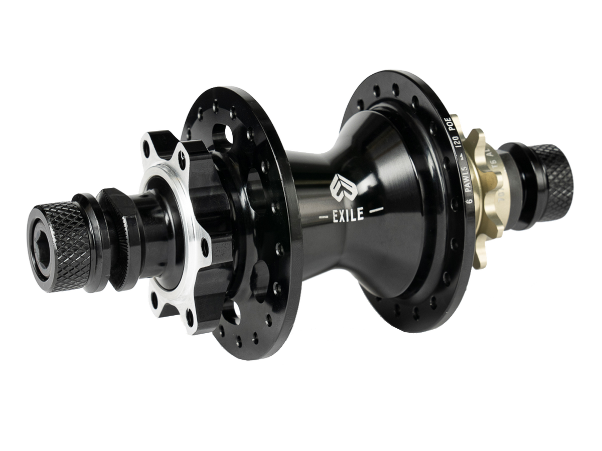 Éclat Exile Disc CS Rear Cassette Hub – Polished