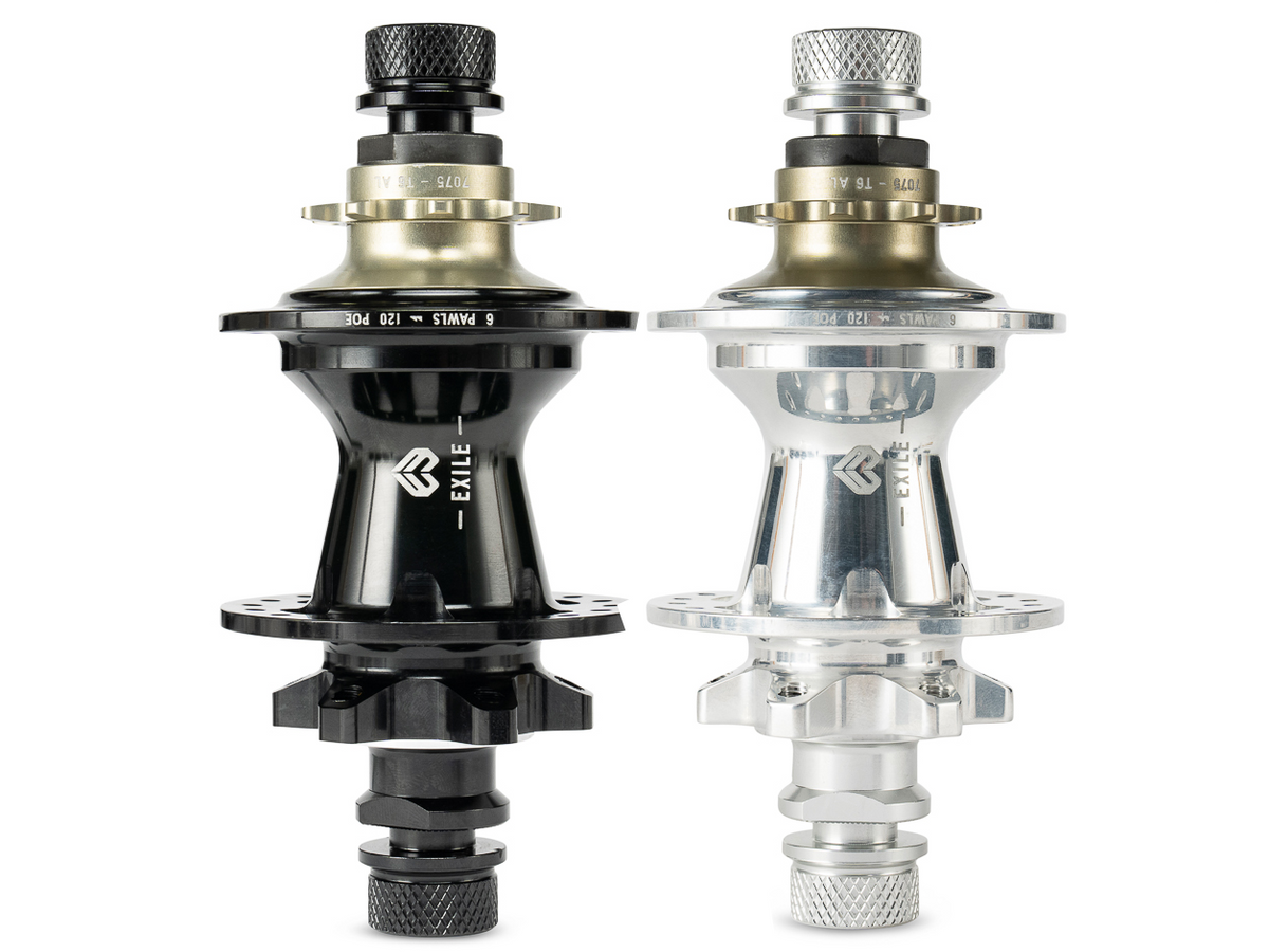 Éclat Exile Disc CS Rear Cassette Hub – Black