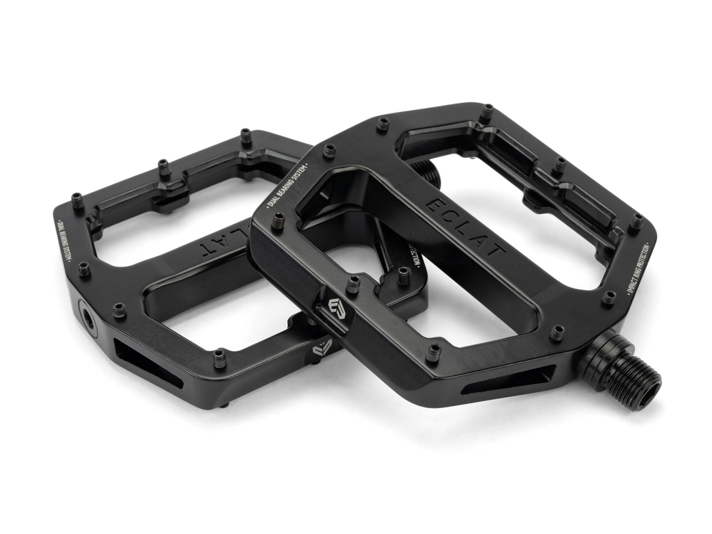 ECLAT Surge XL pedals, black, 9/16-inch spindle