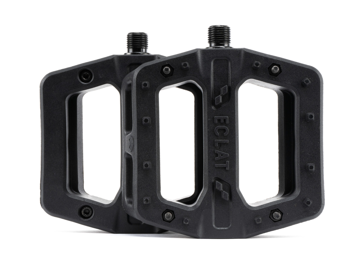 ECLAT Juggernaut Jordan Godwin BMX pedals in black