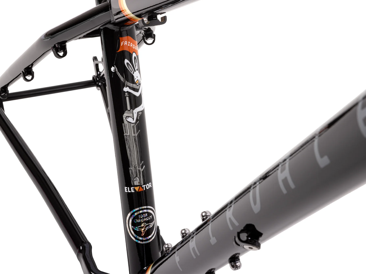 Fairdale Elevator MTB Frame Kit – Gloss Black / Wh: 29" - Ett: 641 mm