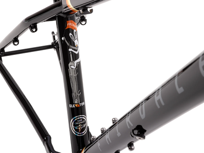 Fairdale Elevator MTB Frame Kit – Gloss Black / Wh: 29" - Ett: 641 mm