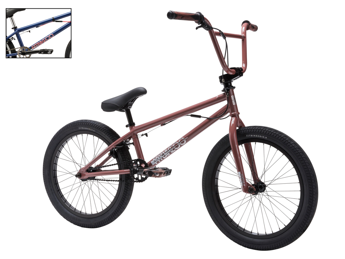Fit Bike Co. 20" PRK Bike – Plum / Wh: 20" - Tt: 20.0"