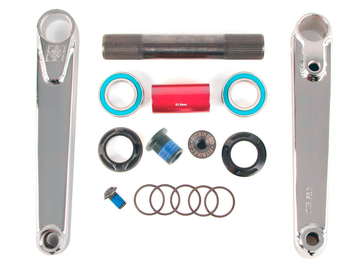 Fit Bike Co. Blunt Cranks - Chrome 170mm