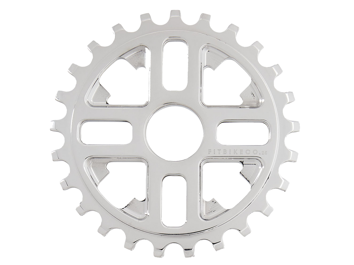 Fit Bike Co. Key Front Sprocket – Polished / 25t