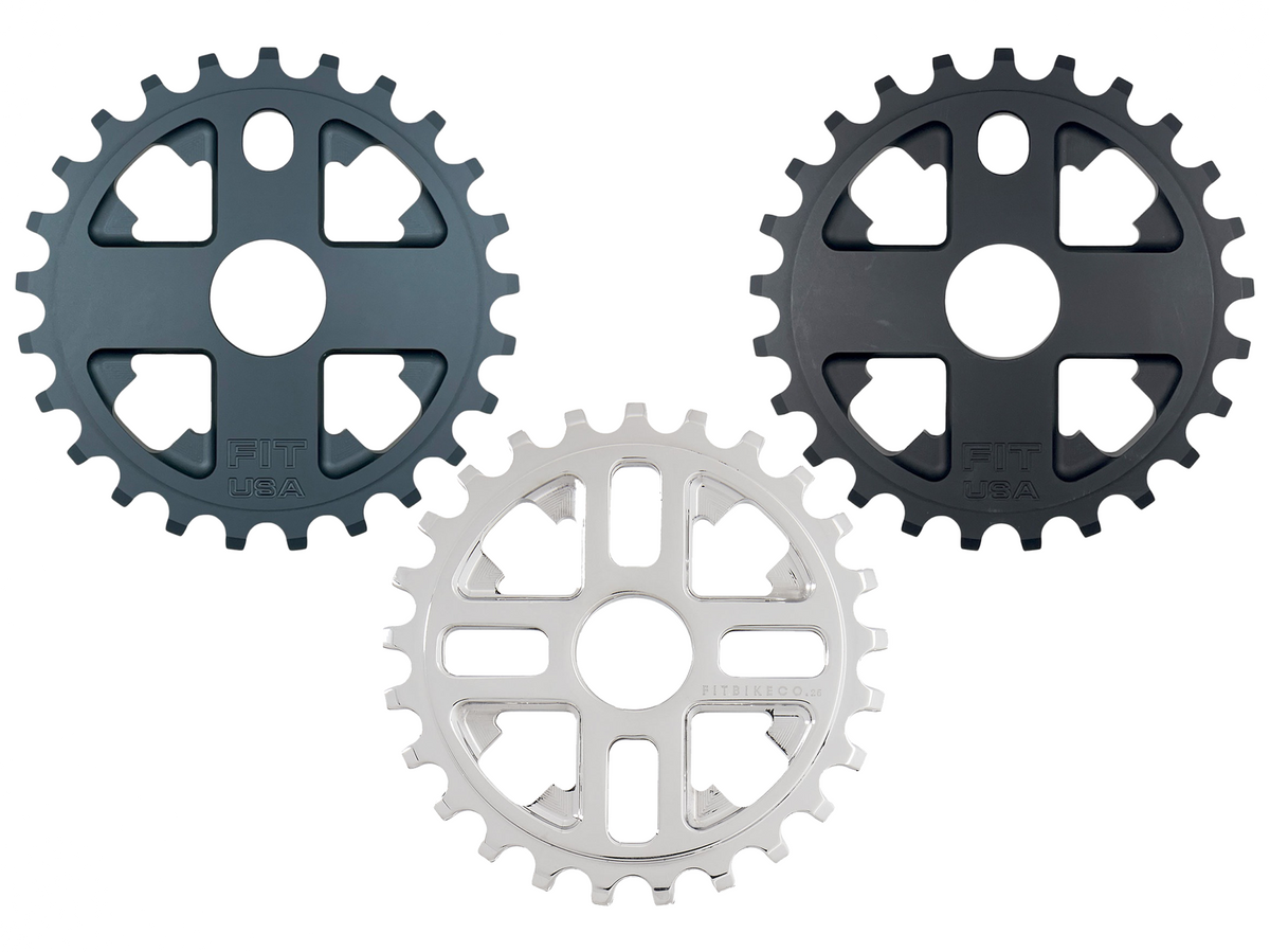 Fit Bike Co. Key Front Sprocket – Matt Black / 25t