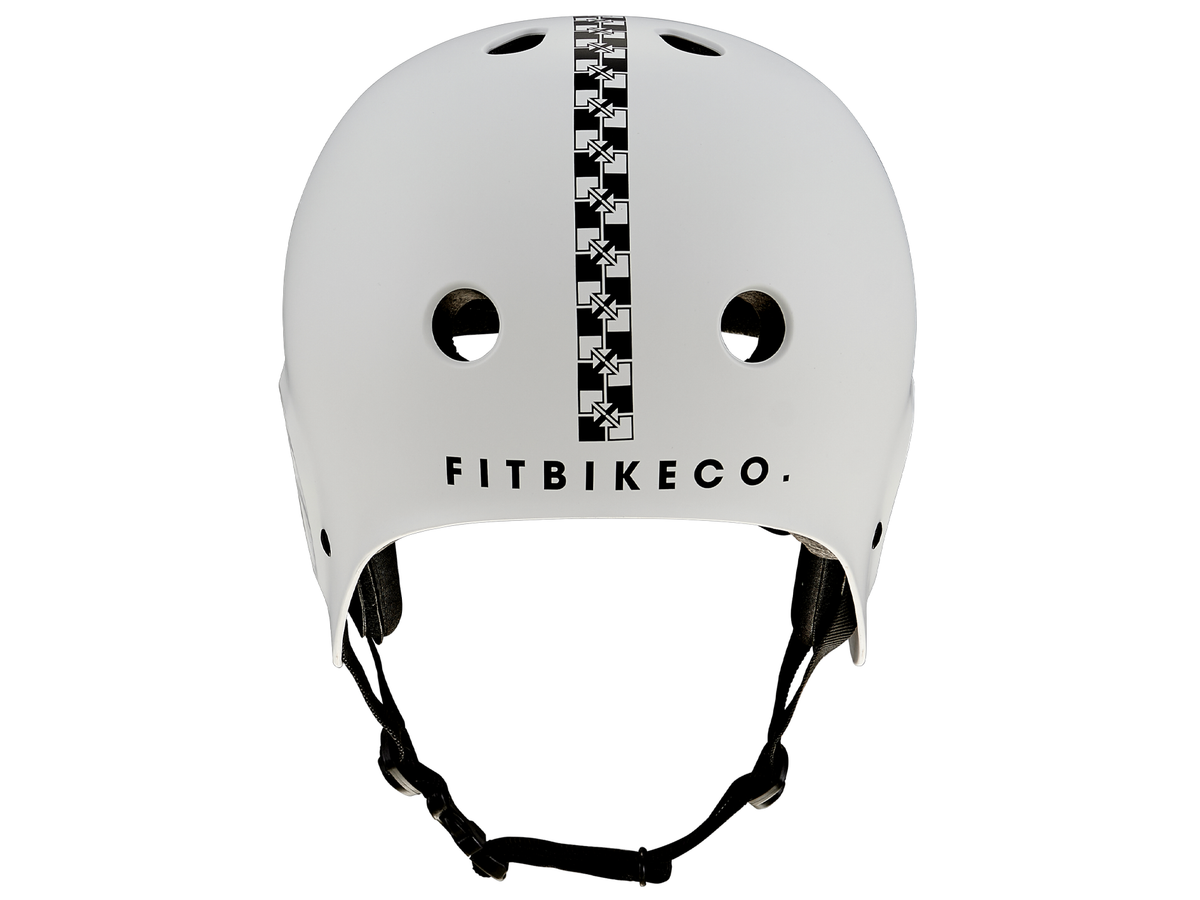 Fit Bike Co. Checkered Full Cut Helmet – Large 58-60 cm