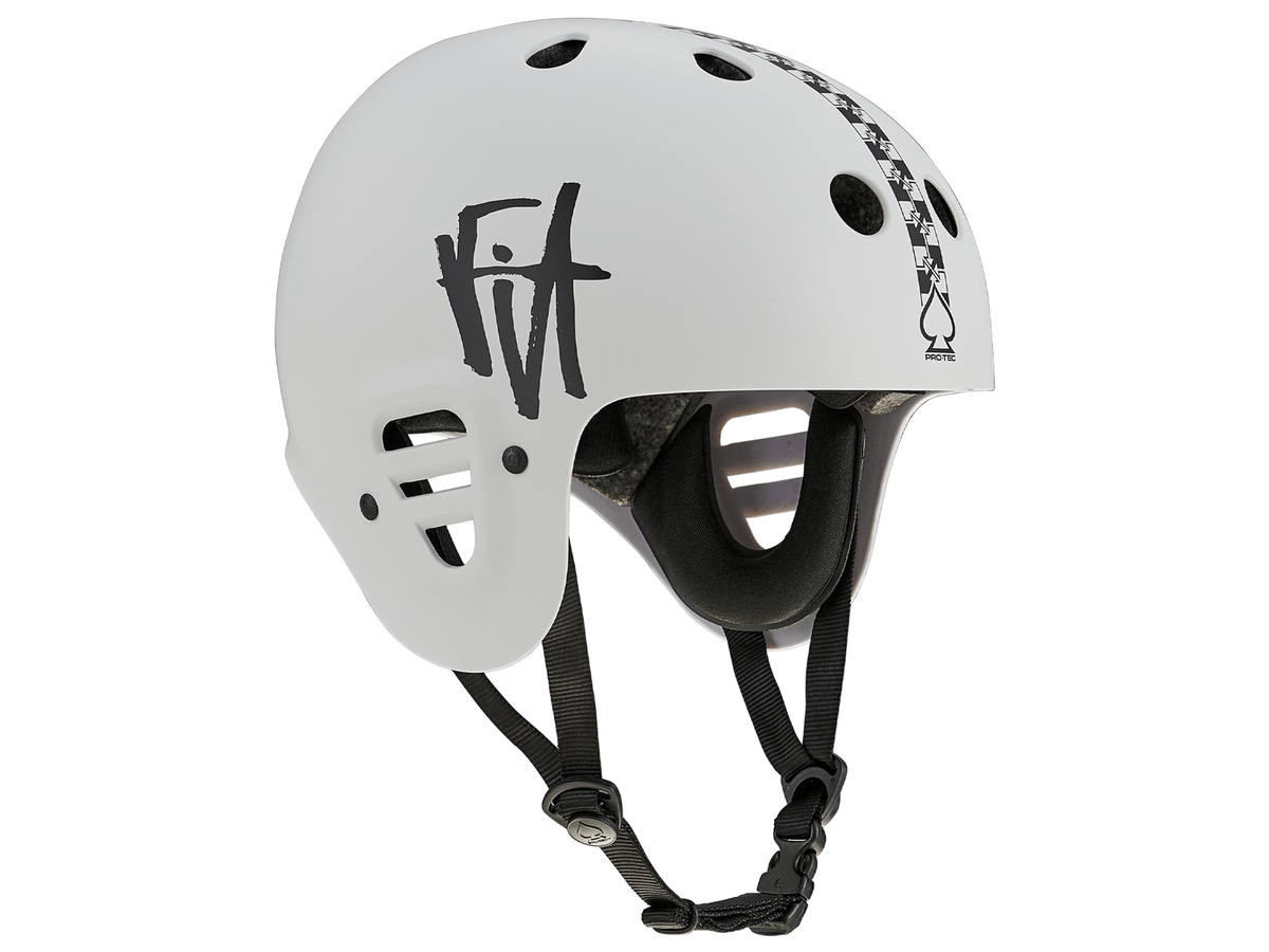 Fit Bike Co. Checkered Full Cut Helmet – Medium 56-58 cm