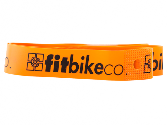 FITBIKECO Logo rim tape in orange for 20-inch wheels