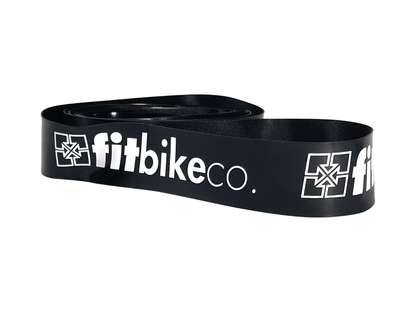 FITBIKECO Logo rim tape in black for 26-inch wheels