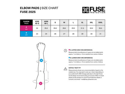 Fuse Echo Sas Tec Elbow Pads – X-Large
