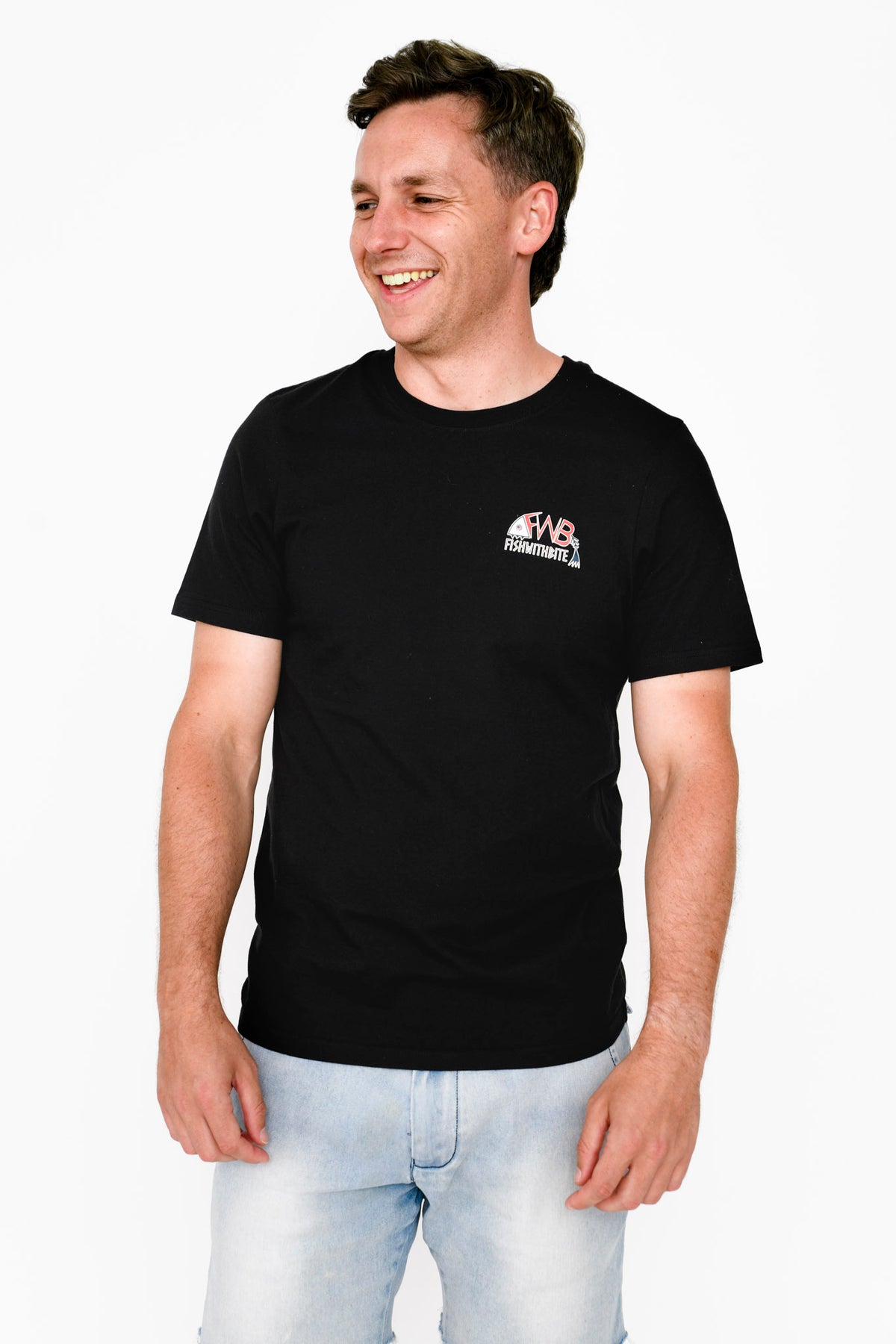FISH WITH BITE Crew T-Shirt