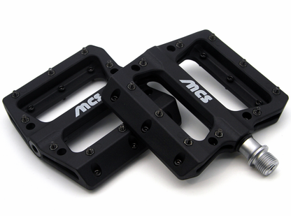 MCS Sealed pedals, black, 9/16-inch spindle