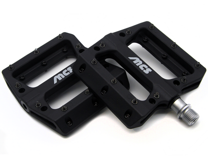 MCS Sealed BMX pedals in black