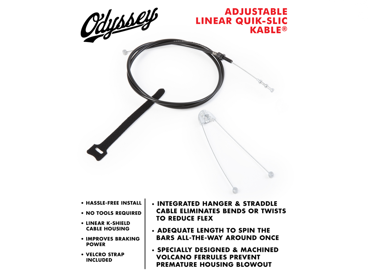 Odyssey Linear Quikslic Kable Brake Cable – additional product view