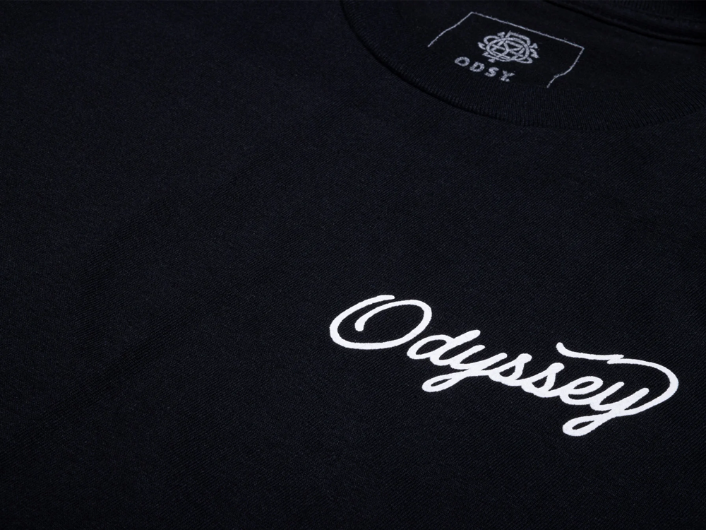 Odyssey DOF Script Long Sleeve T-Shirt – additional product view