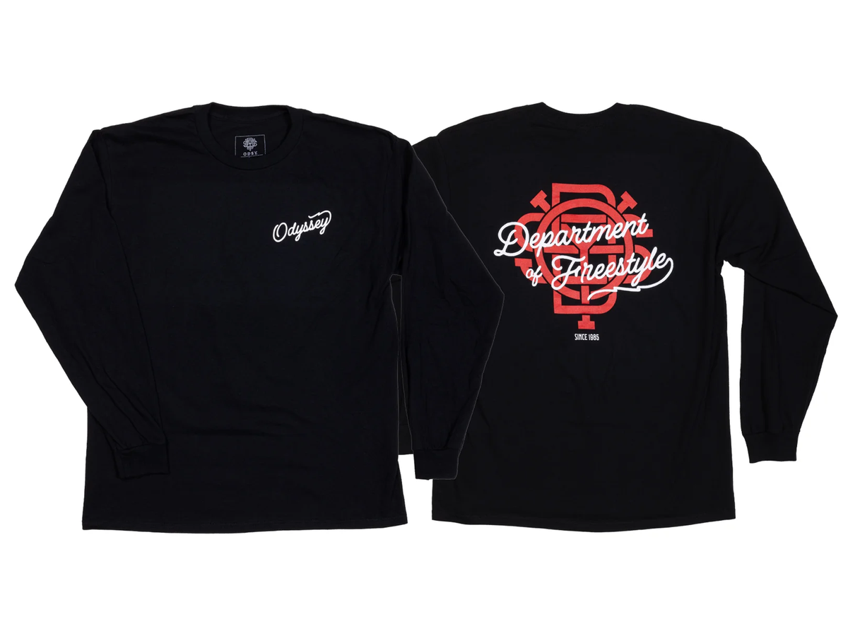 Odyssey DOF Script Long Sleeve T-Shirt – Large
