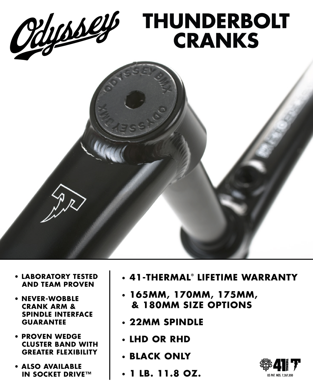 Odyssey Thunderbolt Cranks