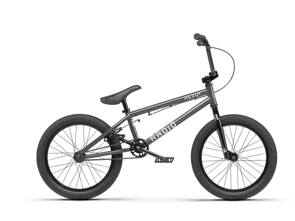 Radio Revo 18 BMX Bike - Graphite Silver