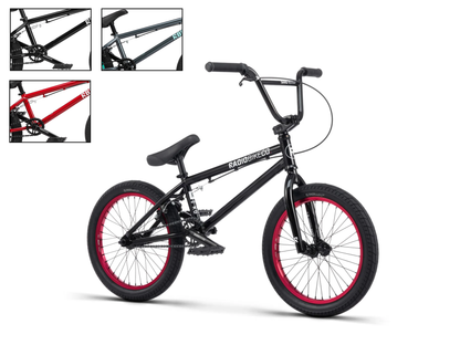Radio 18" Saiko Bike – Black/Red