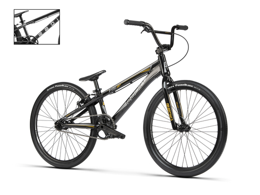Radio Raceline 24" Helium Cruiser XL Bike – Black/Gold