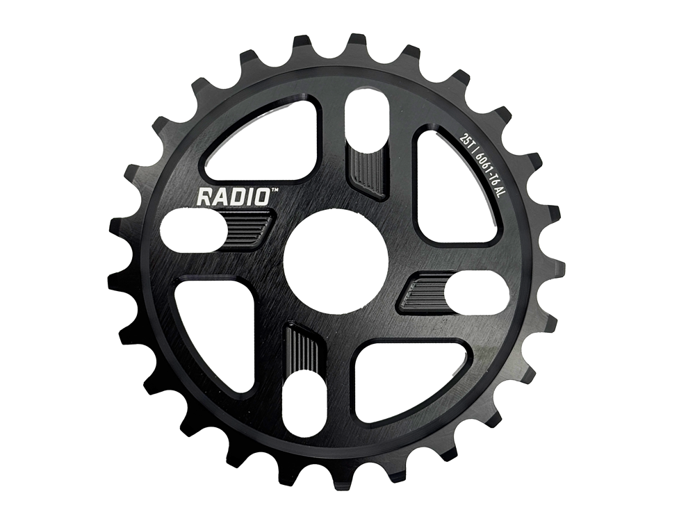 Radio Axis Front Sprocket – Polished / 25t