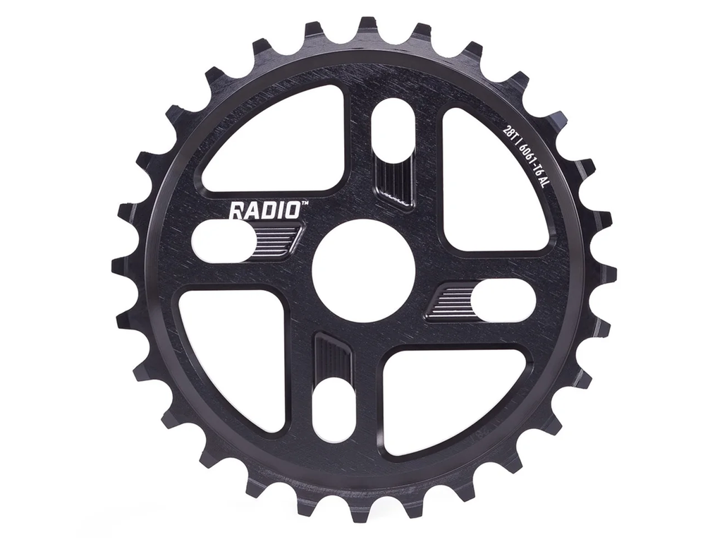 Radio Axis Front Sprocket – Polished / 28t