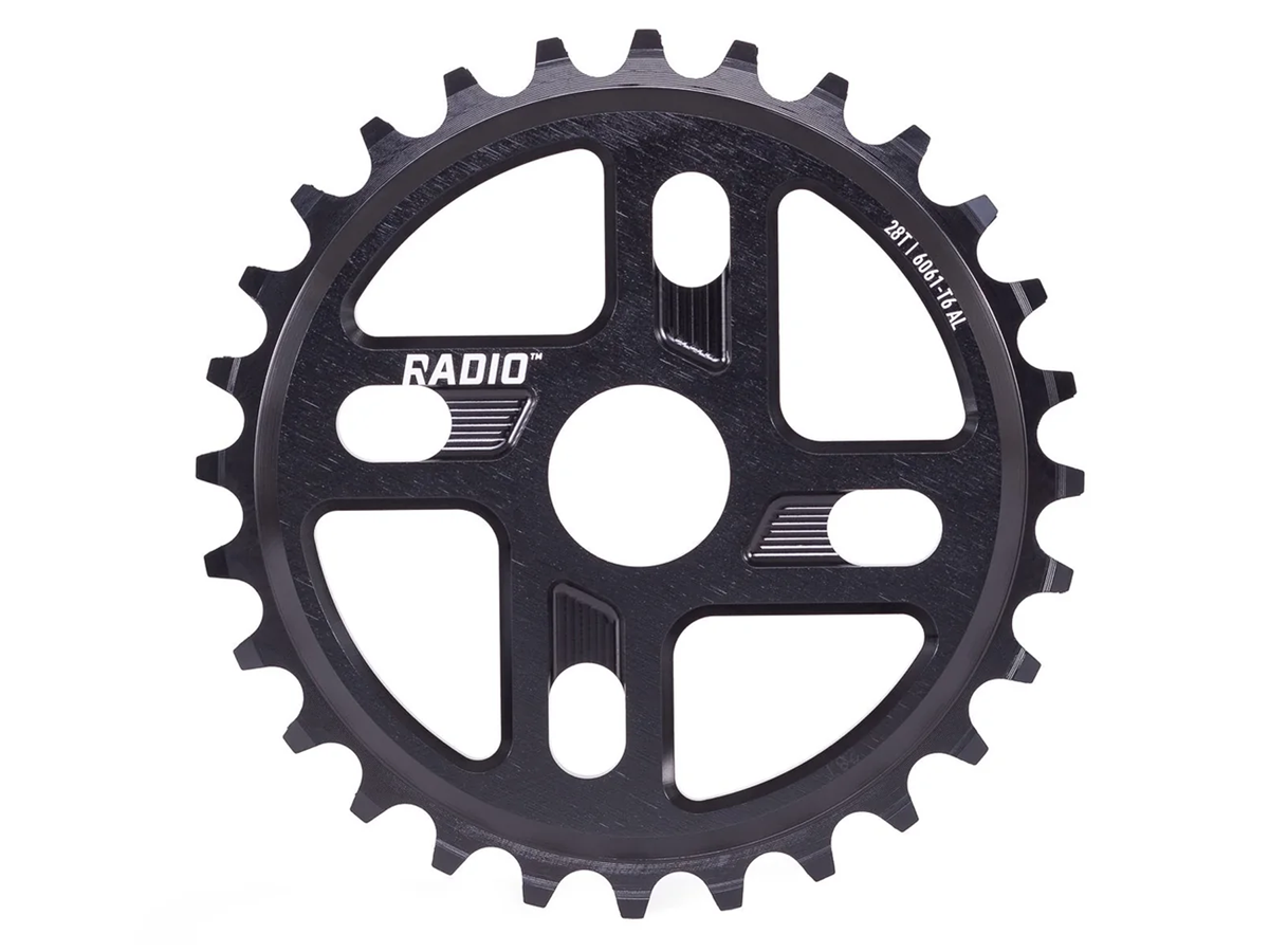 Radio Axis Front Sprocket – Polished / 28t