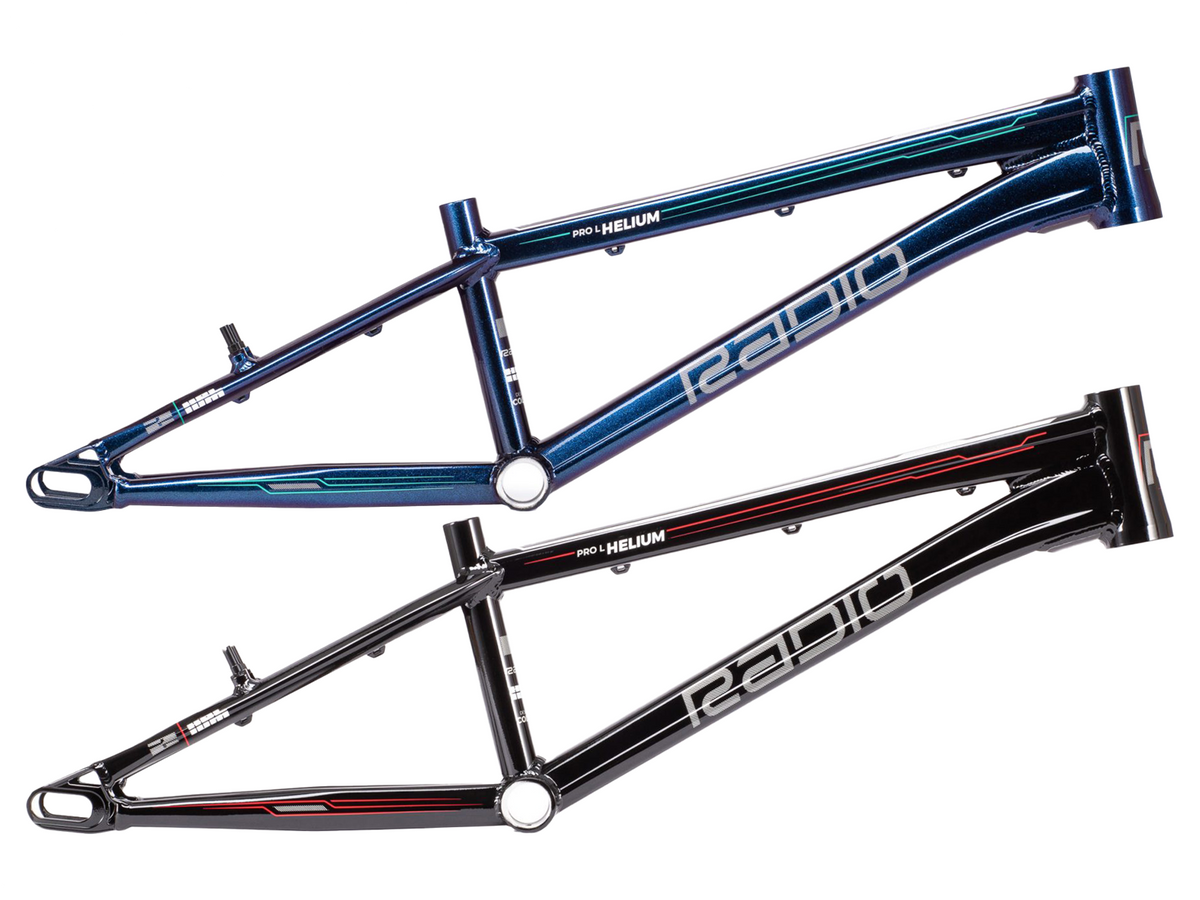 Radio Raceline Helium Pro Frame – Black / Wh: 20" - Tt: 20.9"