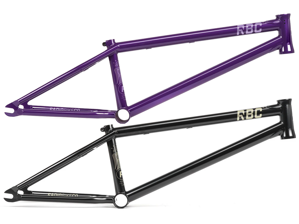 Radio Saxon Frame – Metallic Purple / Wh: 20" - Tt: 20.4"