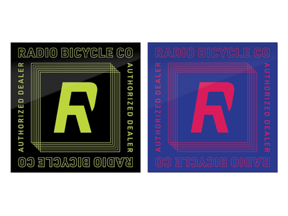 Radio Authorised Dealer Sticker Pack