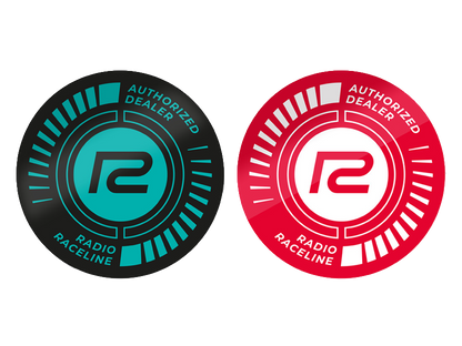 Radio Raceline Authorised Dealer Sticker Pack