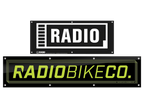 Radio Contest Banner – Black/Fluro Yellow
