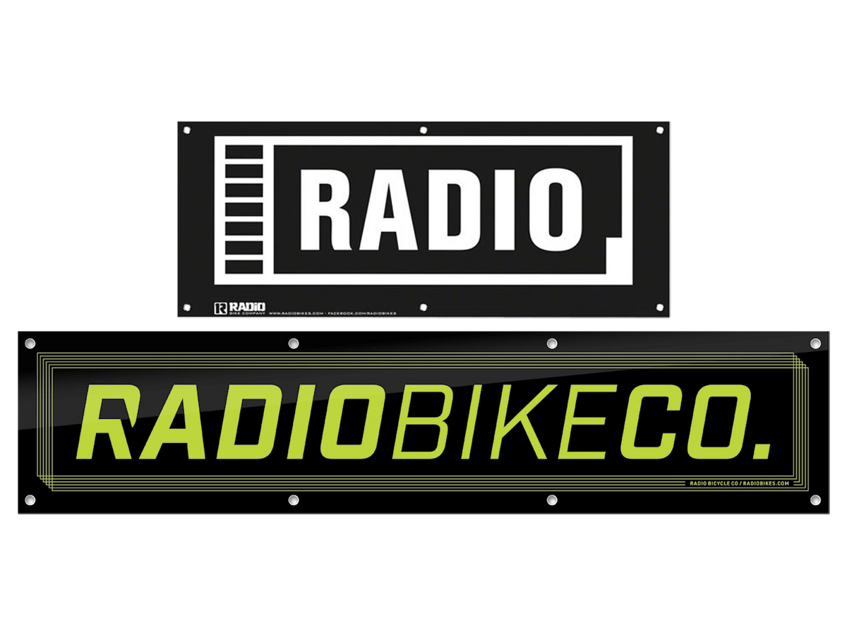 Radio Contest Banner – Black/Fluro Yellow