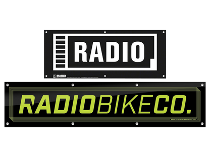Radio Contest Banner – Black/Fluro Yellow