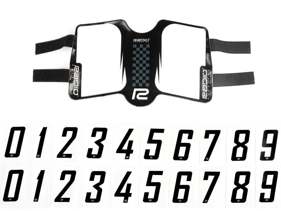 RADIO RACELINE Side Number Plate