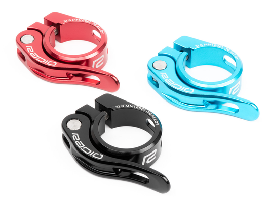 Radio Raceline Q/R Seat Post Clamp – Black / 25.4 mm