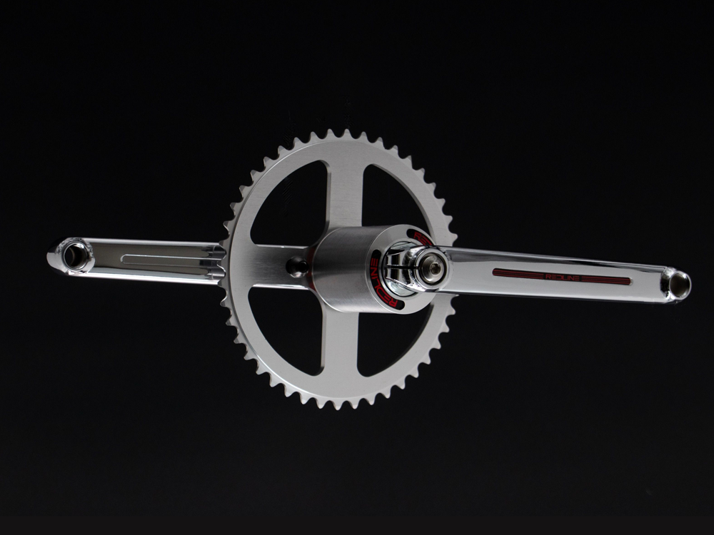 Redline Vintage Flight 401 Crank Set – Chrome / 180 mm Sp:19 mm