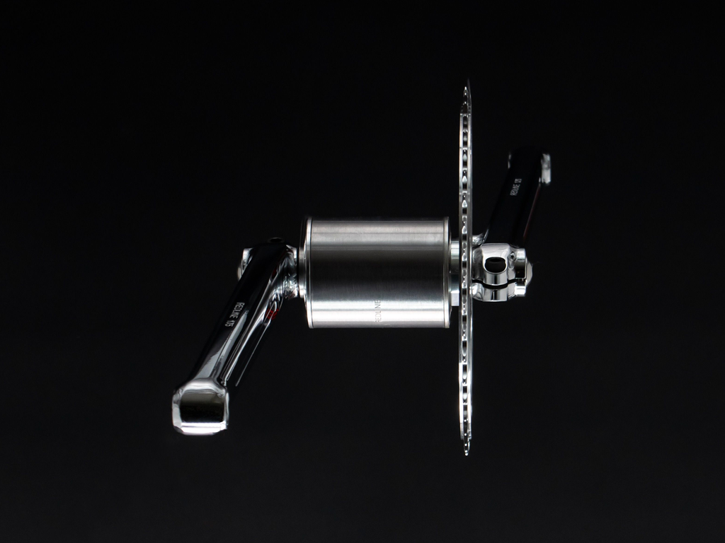 Redline Vintage Flight 401 Crank Set – White / 180 mm Sp:19 mm
