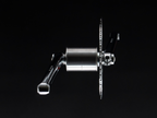 Redline Vintage Flight 401 Crank Set – White / 180 mm Sp:19 mm