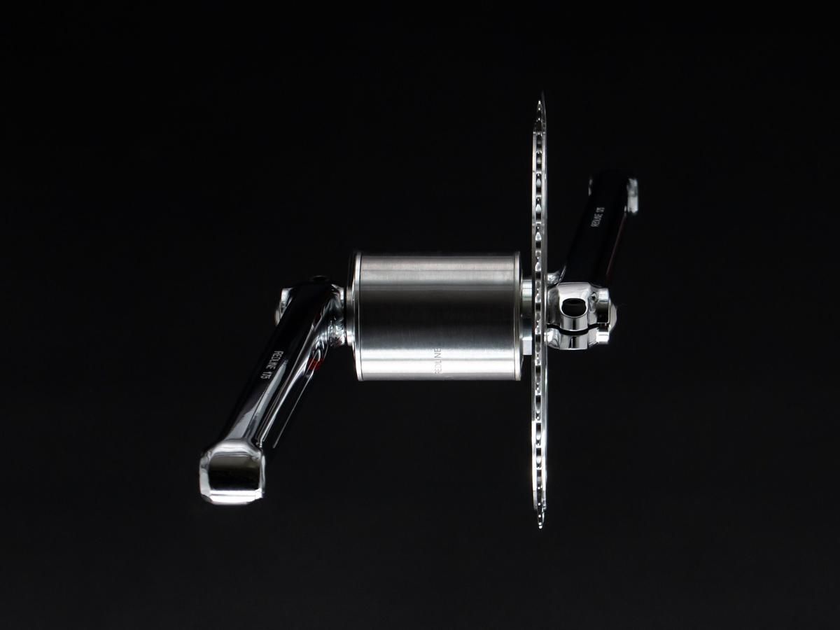 Redline Vintage Flight 401 Crank Set – White / 180 mm Sp:19 mm