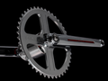 Redline Vintage Flight 401 Crank Set – Chrome / 175 mm Sp:19 mm